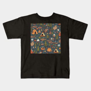 Summer Campsite Kids T-Shirt